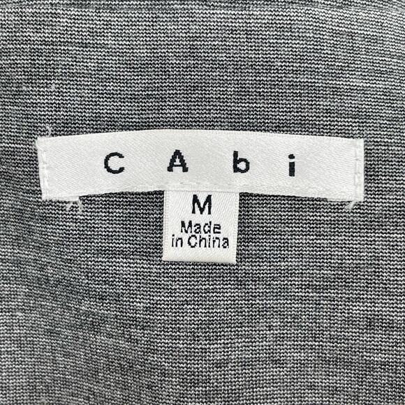 CAbi Jacket Gray Neutral Modern Style Office Fit Shoulder Pads Corpcore Size M - Picture 8 of 13